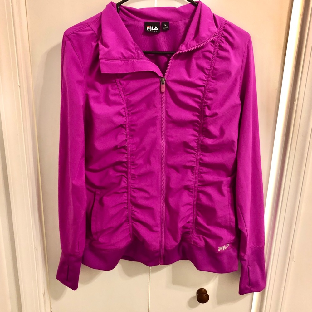 Fila Zip up Athletic / Sports Jacket Size Medium